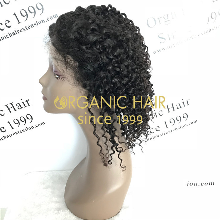 Virgin hair glueless full lace wigs,lace frontal wigs at wholesale price in Chinese factory A48